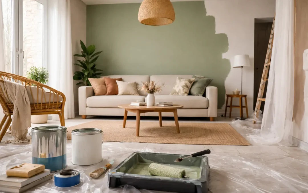 Peinture mur salon : idées couleurs & conseils déco