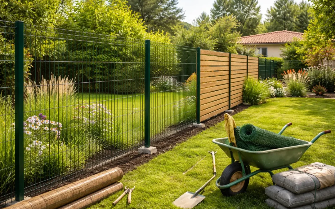 Clôture jardin pas cher : 7 astuces pour faire des économies