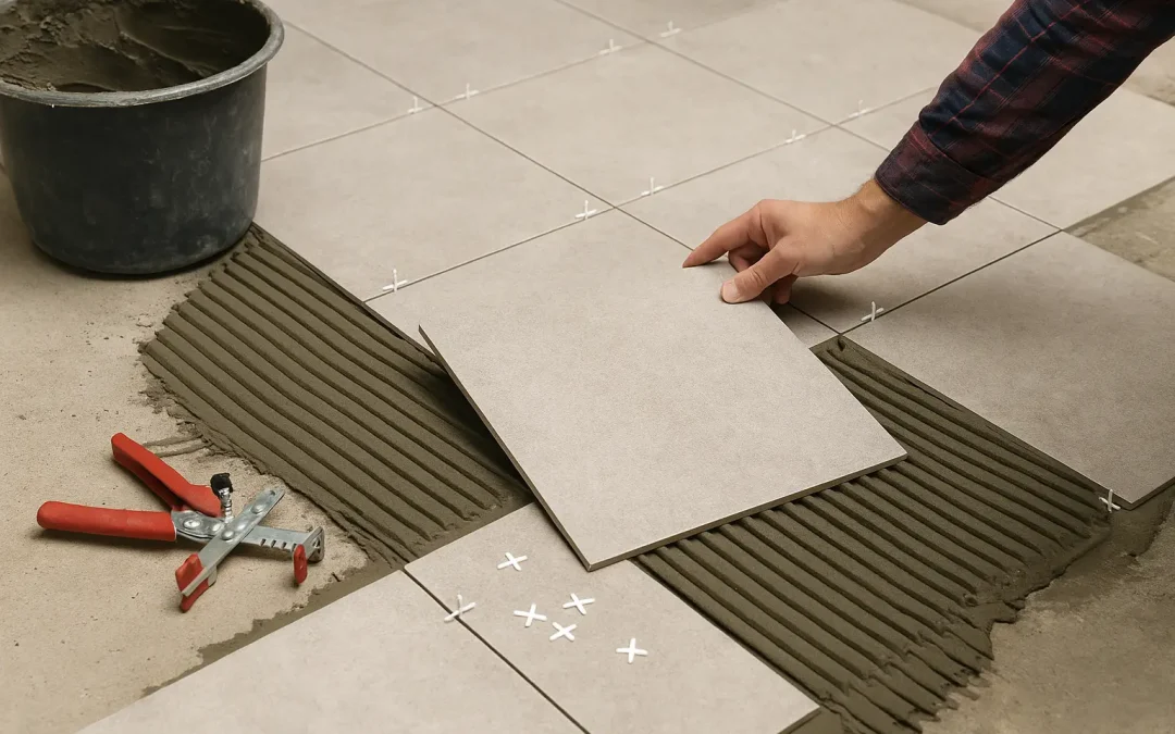 Pose de carrelage au sol : conseils essentiels