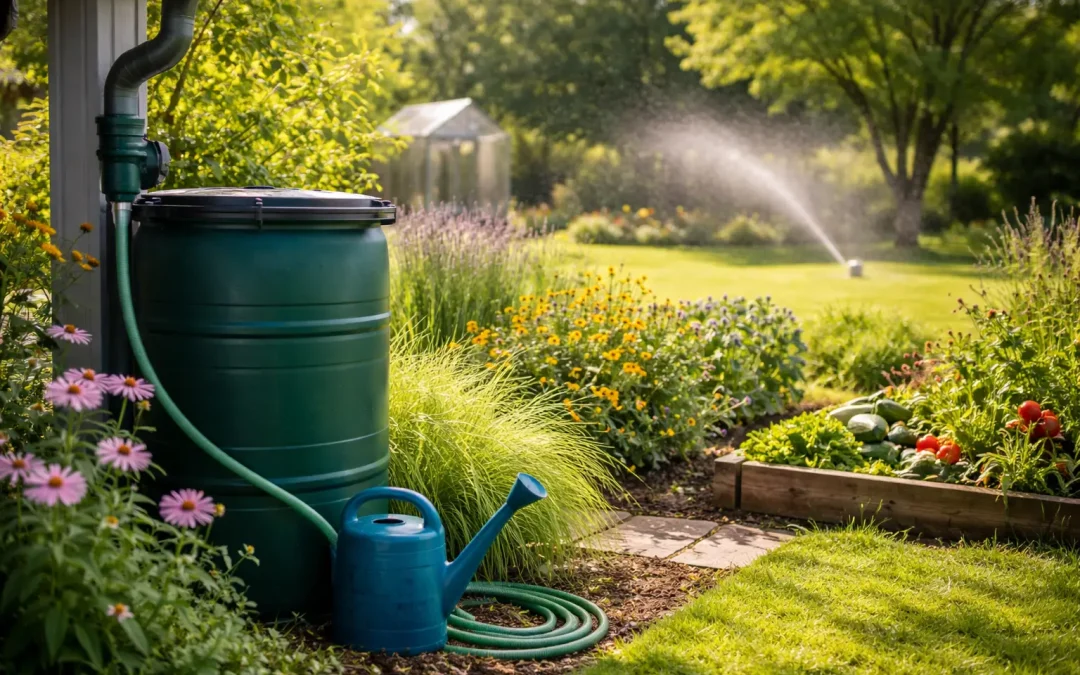 Récupération eau de pluie jardin : guide et solutions