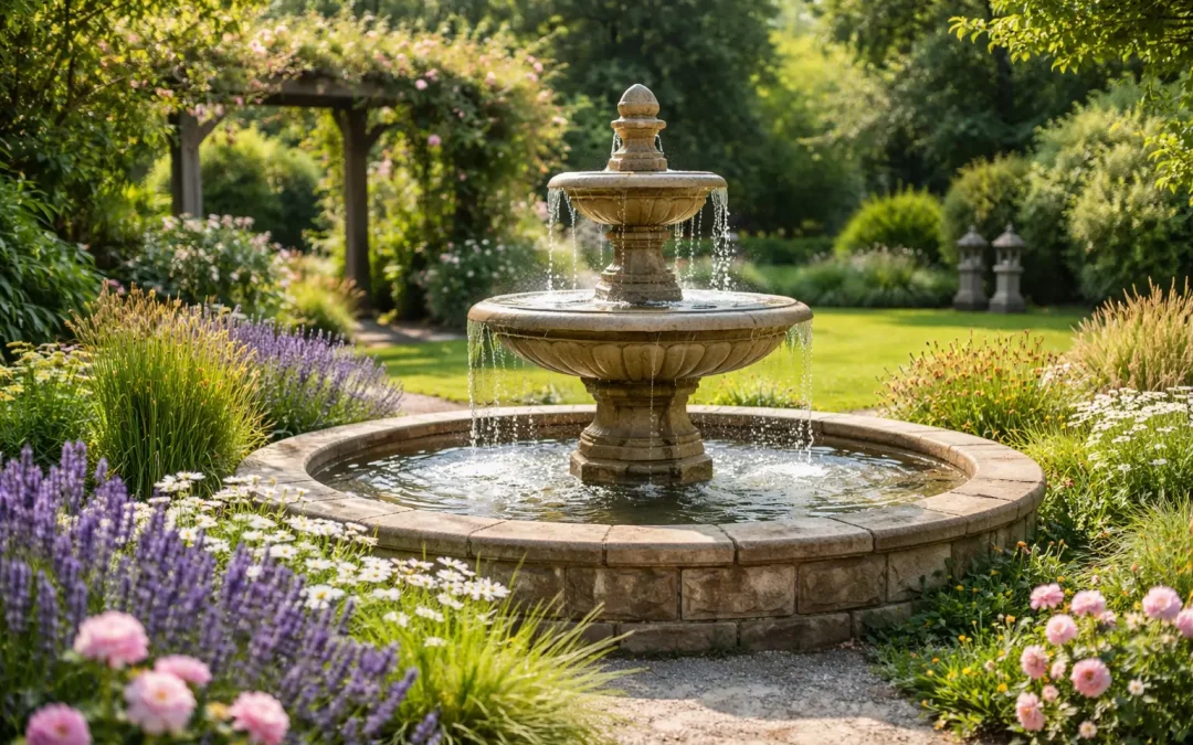 Fontaine jardin extérieur : idées, choix et entretien