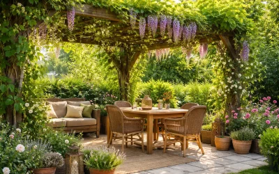 Pergola végétalisée : idées et conseils pratiques