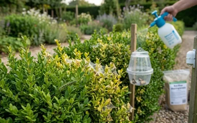 Pyrale du buis traitement : éliminer les chenilles