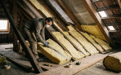 Pose laine de verre entre chevrons : guide complet