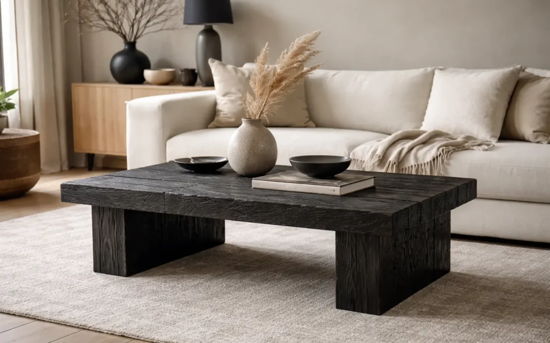 Meuble en bois brûlé : style, usages et conseils