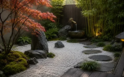 Petit jardin zen extérieur : créer un espace authentique