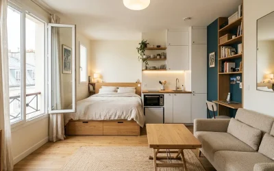Comment aménager un studio de 20m² : méthode complète